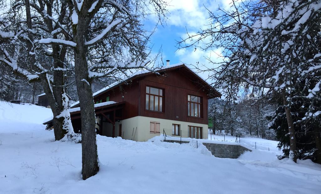 绿色小屋旅馆 Villard-sur-Boege 外观 照片